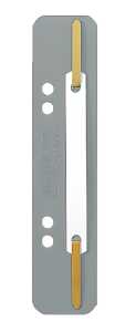 LEITZ Heftstreifen, 35 x 158 mm, PP -Folie, grau (80371085)