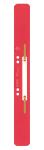 LEITZ Heftstreifen, 35 x 310 mm, PP -Folie, rot (80371125)
