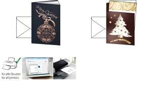 sigel Weihnachtskarte Dancing T