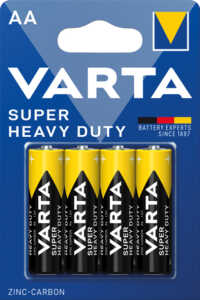 VARTA Batterie Super Heavy Duty Mignon AA 4er