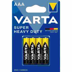 DUTY AAA 4er, im Blister,, VARTA