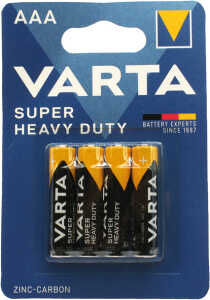 VARTA Batterie Super Heavy Duty Micro AAA 4er