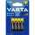 DUTY AAA 4er, im Blister,, VARTA