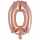 Folienballon Mini Zahl 0 rose 9909698 41cm