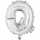 mini 34cm silber, Amscan 194099035354