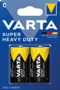 VARTA Batterie Super Heavy Duty Baby 2er
