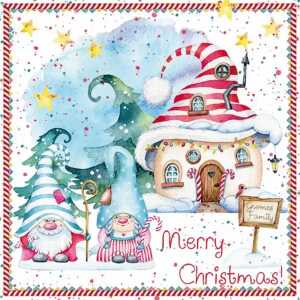 Gnom Family, 3-lagig, 20 Stück, ti-flair, Jet-Papier