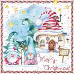 Gnom Family, 3-lagig, 20 Stück, ti-flair, Jet-Papier