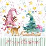 Gnom Reindeer, 3-lagig, 20 Stück, ti-flair, Jet-Papier