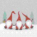 Gnomo blau hell FSC-Mix, 3-lagig, 20 Stück,, stewo