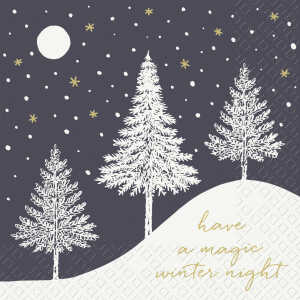 Weihn.Zelltuchserviette 33x33cm STEWO 2572 5498 70