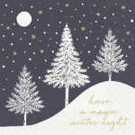 Weihn.Zelltuchserviette 33x33cm STEWO 2572 5498 70