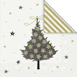 Natala schwarz FSC-Mix, 3-lagig, 20 Stück,, stewo 7630050851661