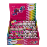 OOTB Metall-Schlüsselanhänger Einhorn mit LED