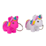 OOTB Metall-Schlüsselanhänger Einhorn mit LED