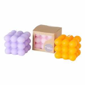 rosa helllviolett orange, 3 Ausführungen, Brenndauer 13 Stunden