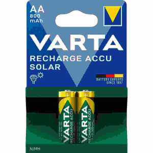 Solar AA 800mAh 2er, im Blister,, VARTA