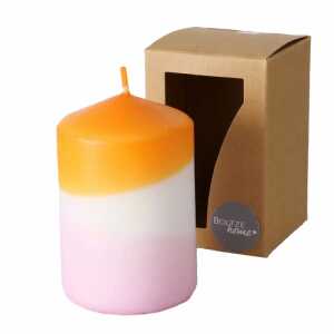 flieder orange weiß, Brenndauer 26 Stunden,, Boltze