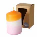 flieder orange weiß, Brenndauer 26 Stunden,, Boltze