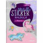 Einhörner, mit 45 Stickern mit Metallic-Effekt, 32...