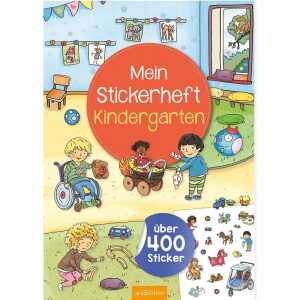 Kindergarten, Stickerbuch von Maja Wagner,, 40 Seiten, ab 3 Jahren