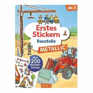 Baustelle, Stickerbuch von Sebastian Coenen,, Seiten 40, ab 3 Jahren