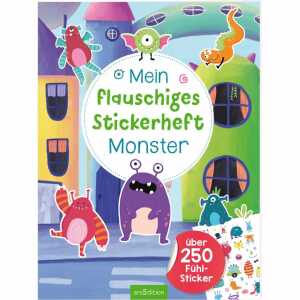 Stickerheft Monster, über 250 Sticker,, 40 Seiten, ab 4 Jahren