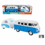 T1 1963 blau & Wohnwagen, Türen zum Öffnen,...