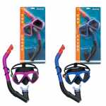 2fach sortiert, Farben blau und lila sortiert,, Tauchmaske