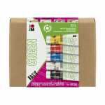 5x100ml, Sonnengelb, Hellrot, Azurblau, Cremeweiß...