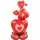 Stacking Hearts 139cm, Amscan 26635437318