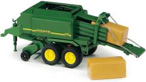 John Deere 1:16, inklusive 2 Strohballen, Bruder