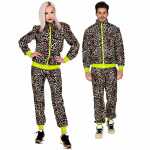 Leopard 80er Gr. M, Oberteil und Hose, 80er Jahre, Widmann