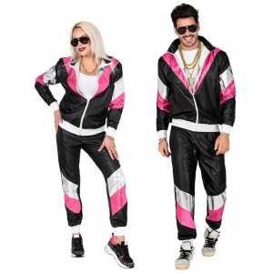 Lederlook 80er Gr. XXL, Oberteil und Hose, 80er Jahre, Widmann