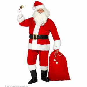 Gr. XXL/XXXL, Mantel, Hose, Gürtel, Mütze, Bart, Brille, Sack