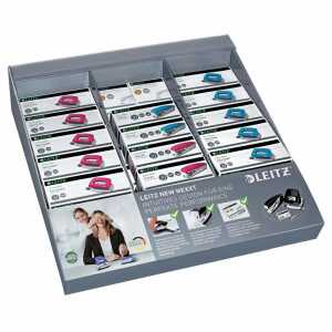 Locher & Heftgeräte, pink und blau,