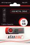 Speicherstick, USB 2.0 mit drehbarer Metall-Abdeckung...