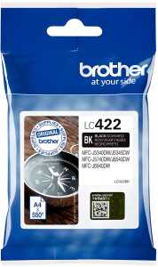 Tintenpatrone LC-424BK schwarz, für ca. 550 Seiten,