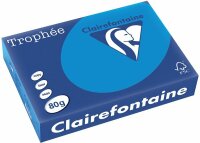 Kopierpapier Trophee, DIN A4, 80 g/qm, karibikblau,...