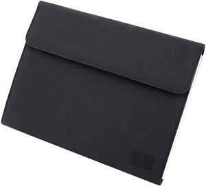 Alassio Schreibmappe - A4, Einsteckfächer, anthrazit, Klettverschluss