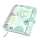 Tagesplaner Jolie - Mint Inspiration - undatiert - 110 Tage - 2 Seiten