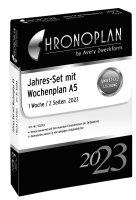 Wochenplan Jahresset A5 2023 CHRONOPLAN 50293 RR