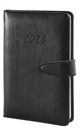 Buchkalender Hardcover 2023 schwarz CHRONOPLAN 50823 RR