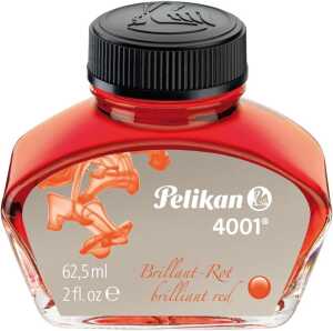 Pelikan Tinte 4001 76W Brill.-Rot 62,5ml
