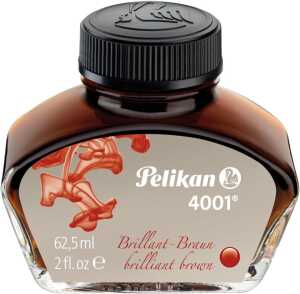 Pelikan Tinte 4001 76W Brill.-Braun 62,5ml