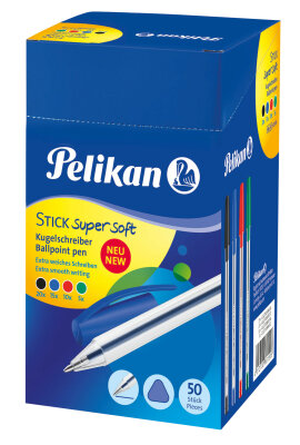 Pelikan Stick K86s super soft farblich sort 50 Stück in Displaybox