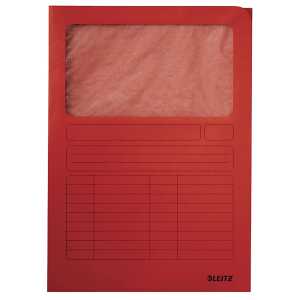 LEITZ Sichtmappe A4 rot 4002432483006