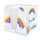 RNK Notizklotz Rainbow weiß 900Bl 92x92x92mm