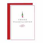 Weihnachtskarte Bäumchen Inhalt: 1 Karte / 1...