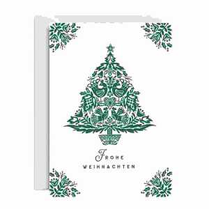 Weihnachtskarte Weihnachtsbaum B6, Rössler